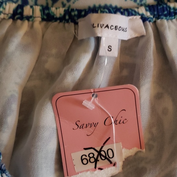 NEW Livaceous Summer Pheasant Blouse - Picture 5 of 5